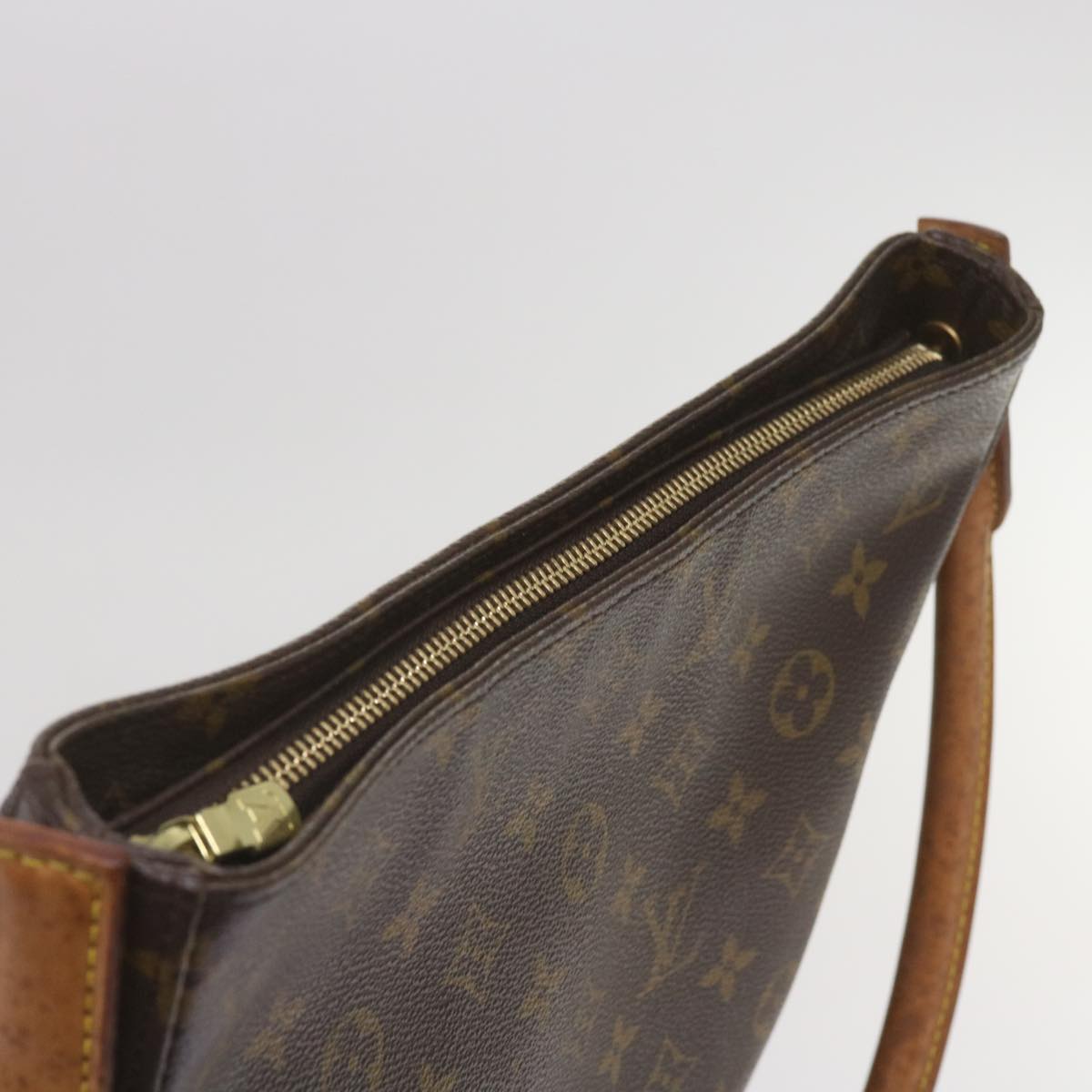 LOUIS VUITTON Monogram Looping GM Shoulder Bag M51145 LV Auth 66187