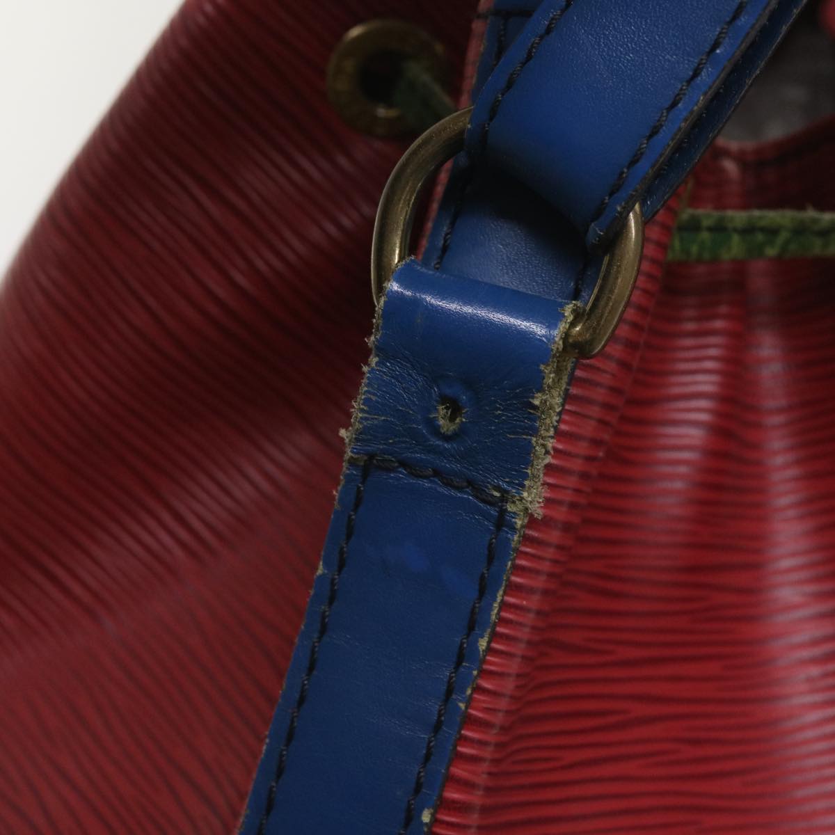 LOUIS VUITTON Epi Toriko Color Noe ShoulderBag Red Blue Green M44084 Auth 66200