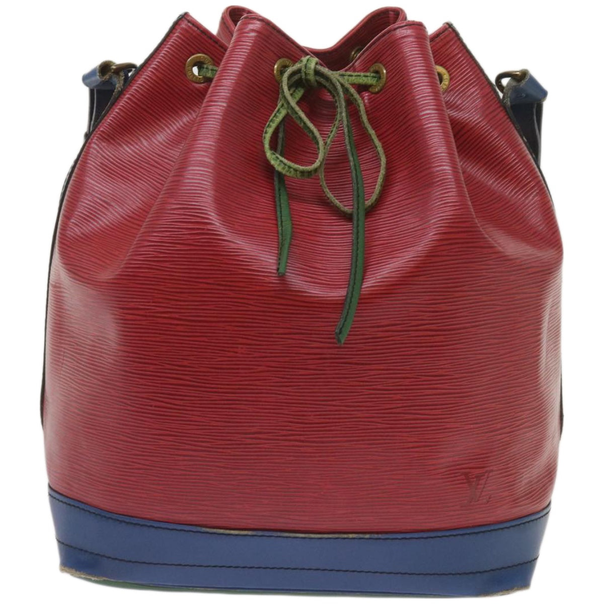 LOUIS VUITTON Epi Toriko Color Noe ShoulderBag Red Blue Green M44084 Auth 66200