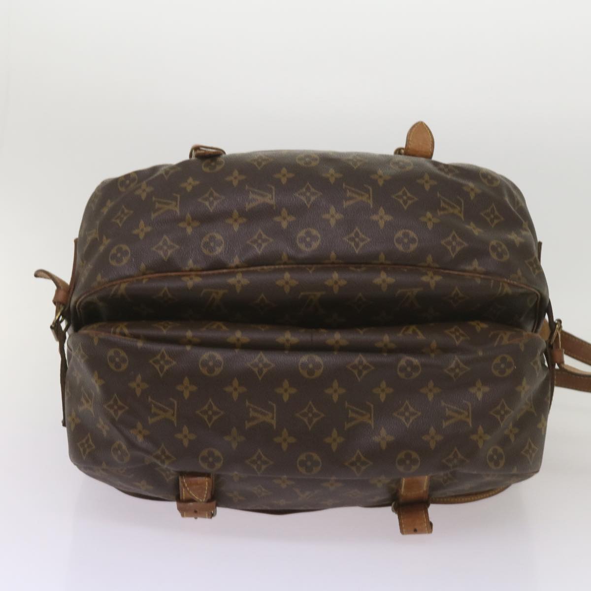 LOUIS VUITTON Monogram Saumur 43 Shoulder Bag M42252 LV Auth 66213