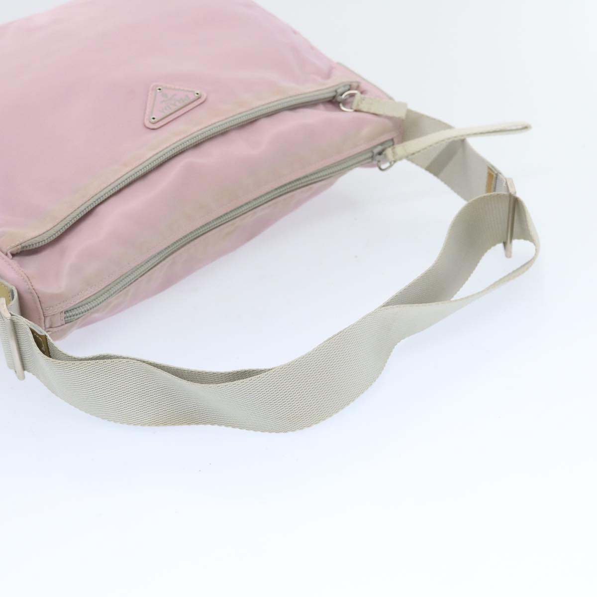 PRADA Shoulder Bag Nylon Pink Auth 66228