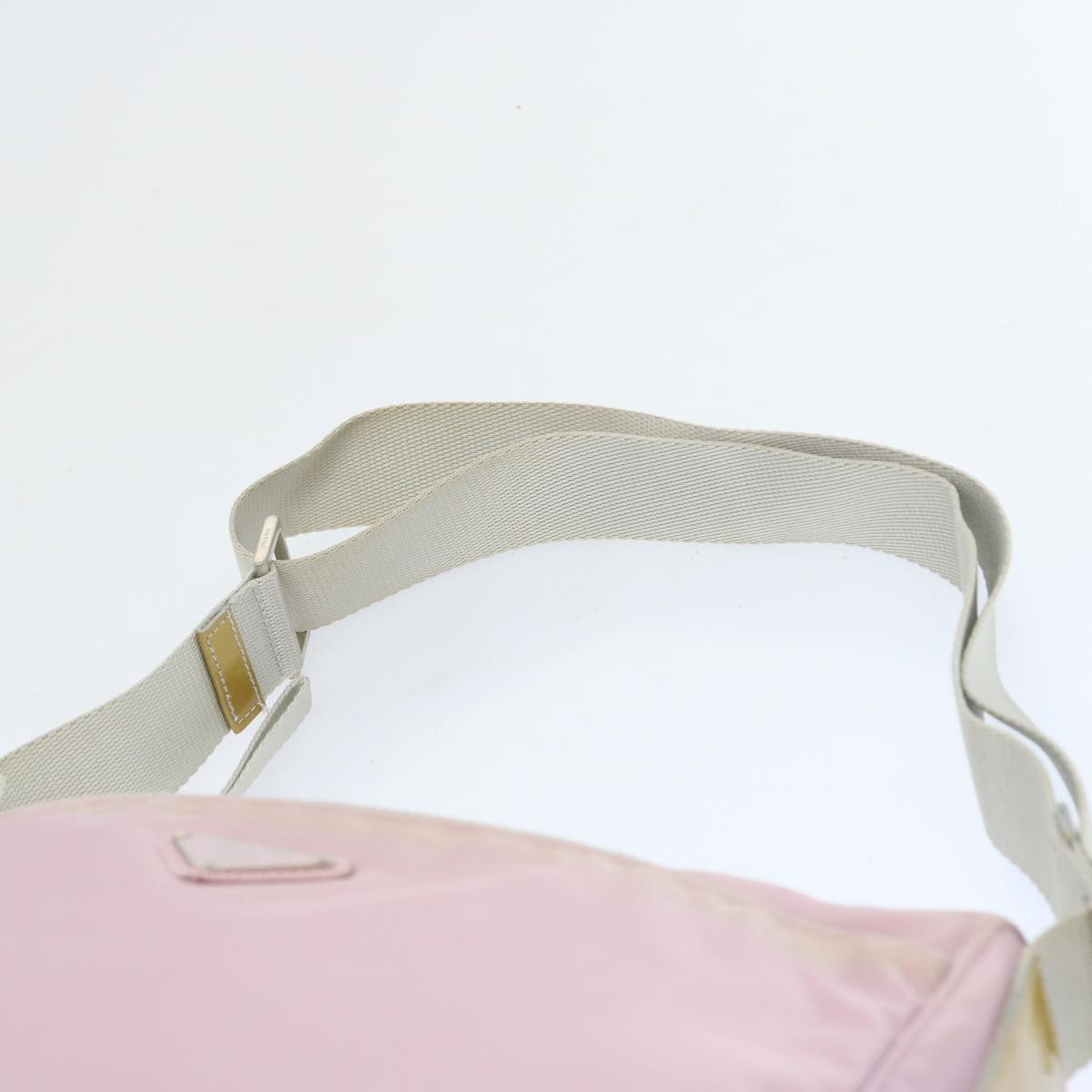 PRADA Shoulder Bag Nylon Pink Auth 66228