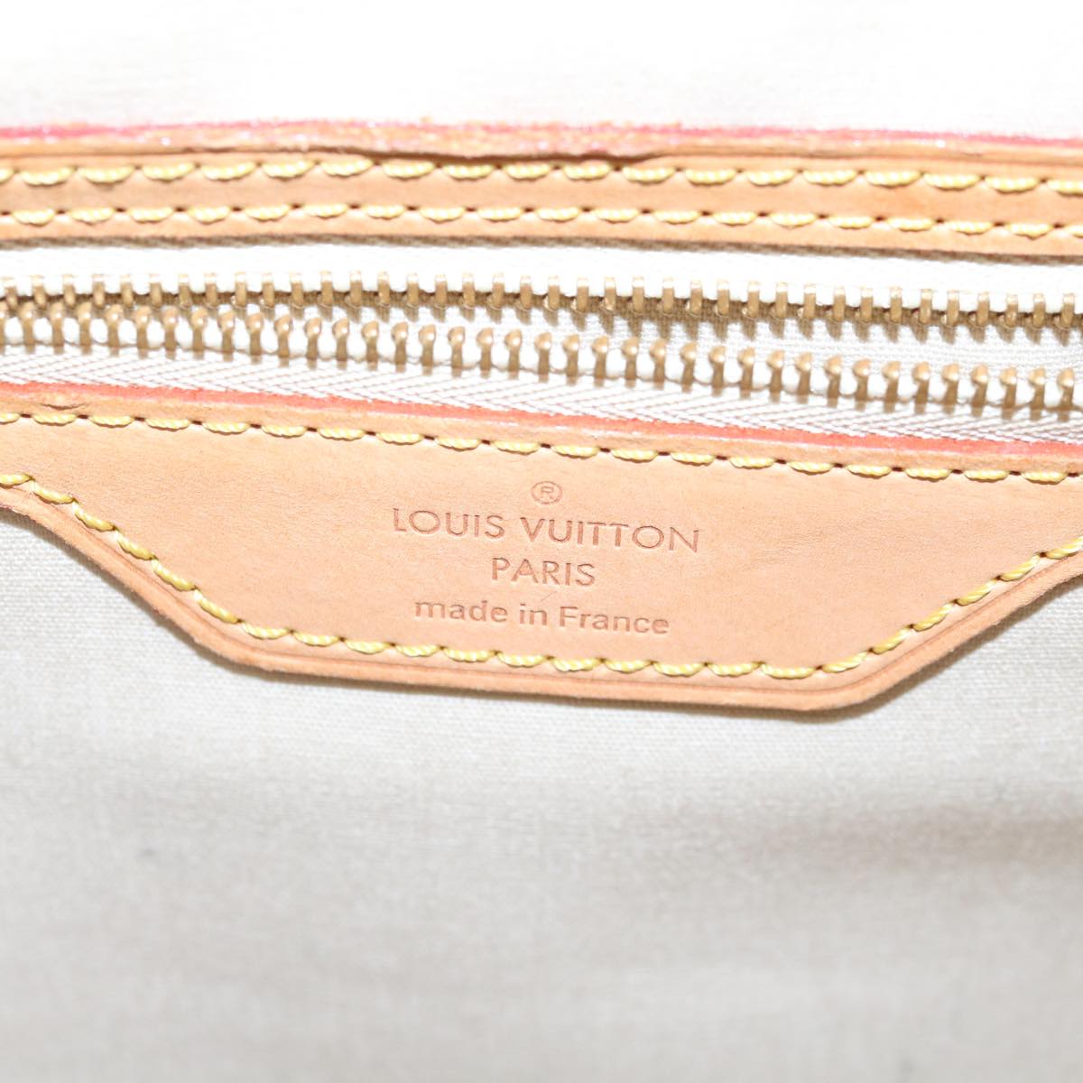 LOUIS VUITTON Monogram Vernis Blair MM Hand Bag 2way Beige M91755 LV Auth 66236