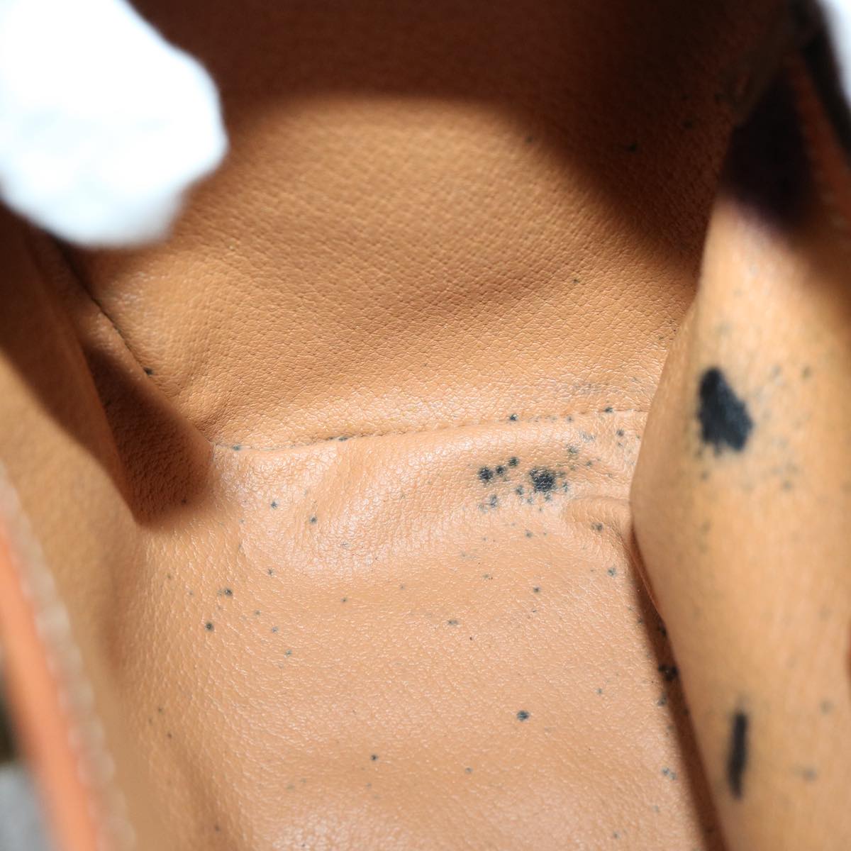 CELINE Macadam Canvas Hand Bag PVC 2way Brown Auth 66276