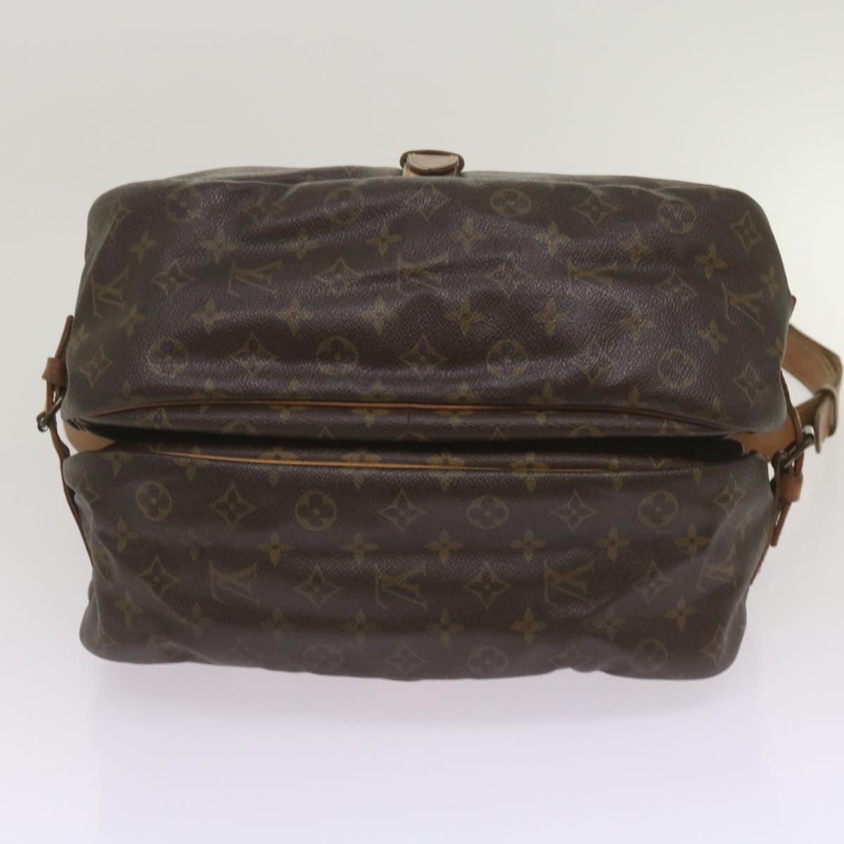 LOUIS VUITTON Monogram Saumur 35 Shoulder Bag M42254 LV Auth 66289