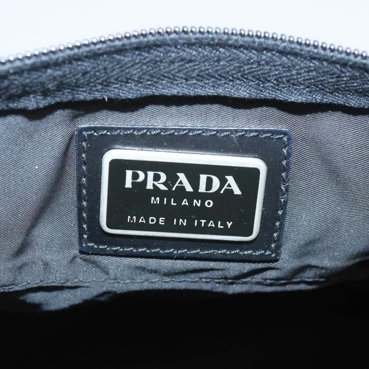 PRADA Boston Bag Nylon 2way Black Auth 66307