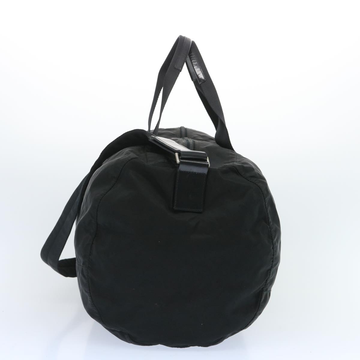 PRADA Boston Bag Nylon 2way Black Auth 66307