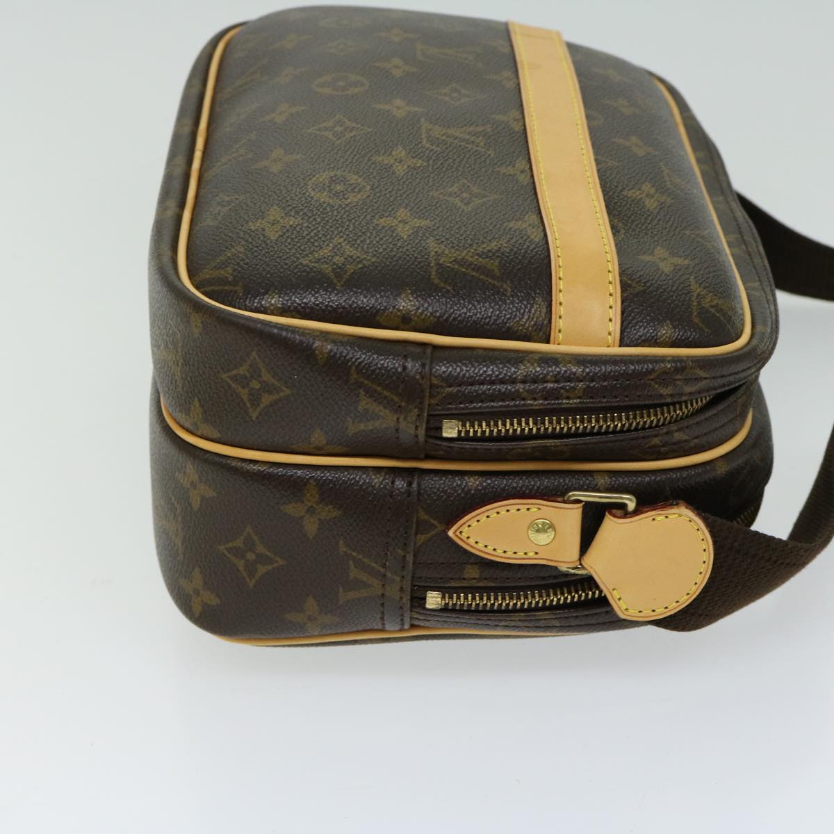 LOUIS VUITTON Monogram Reporter PM Shoulder Bag M45254 LV Auth 66319A