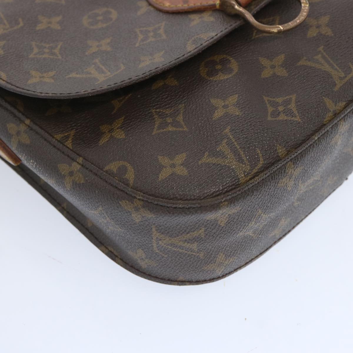 LOUIS VUITTON Monogram Saint Cloud GM Shoulder Bag M51242 LV Auth 66335