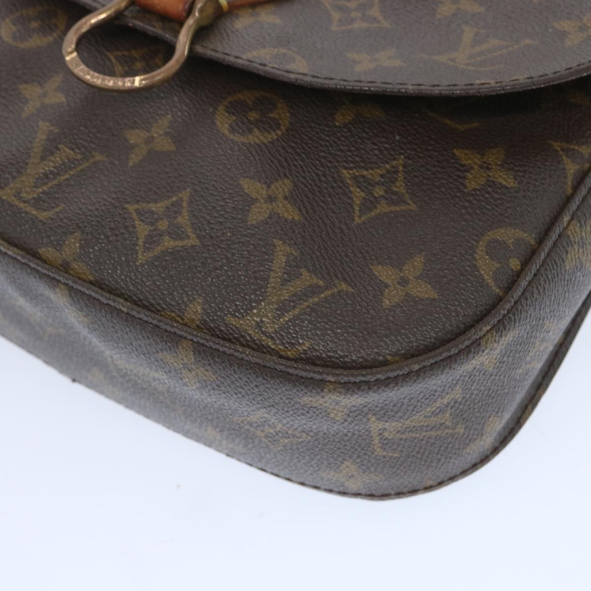 LOUIS VUITTON Monogram Saint Cloud GM Shoulder Bag M51242 LV Auth 66335