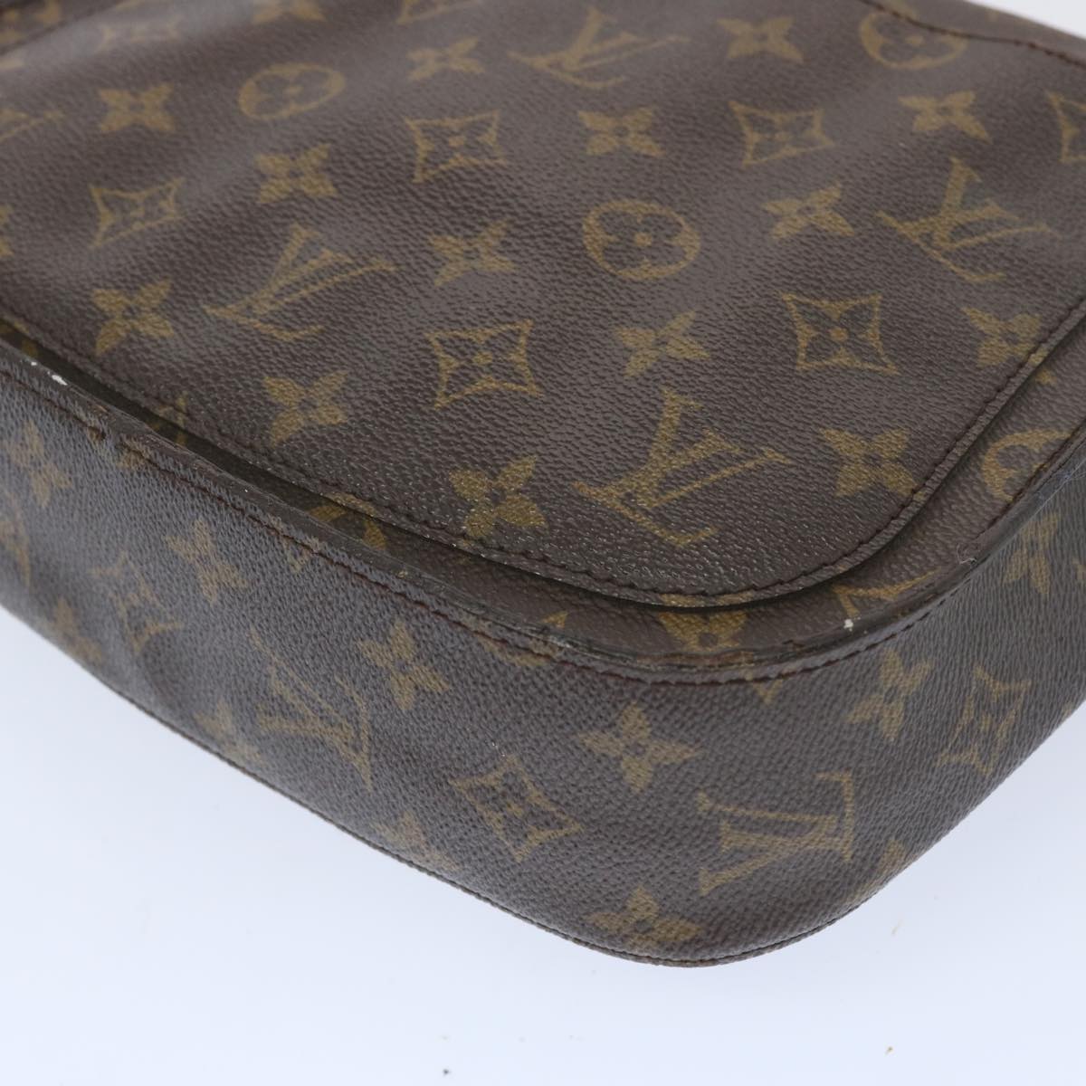 LOUIS VUITTON Monogram Saint Cloud GM Shoulder Bag M51242 LV Auth 66335