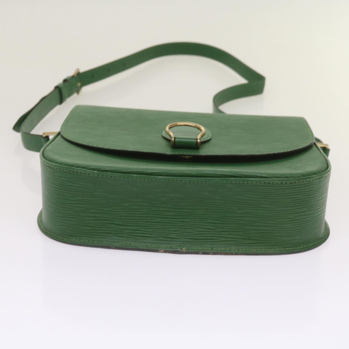 LOUIS VUITTON Epi Saint Cloud GM Shoulder Bag Green M52194 LV Auth 66336