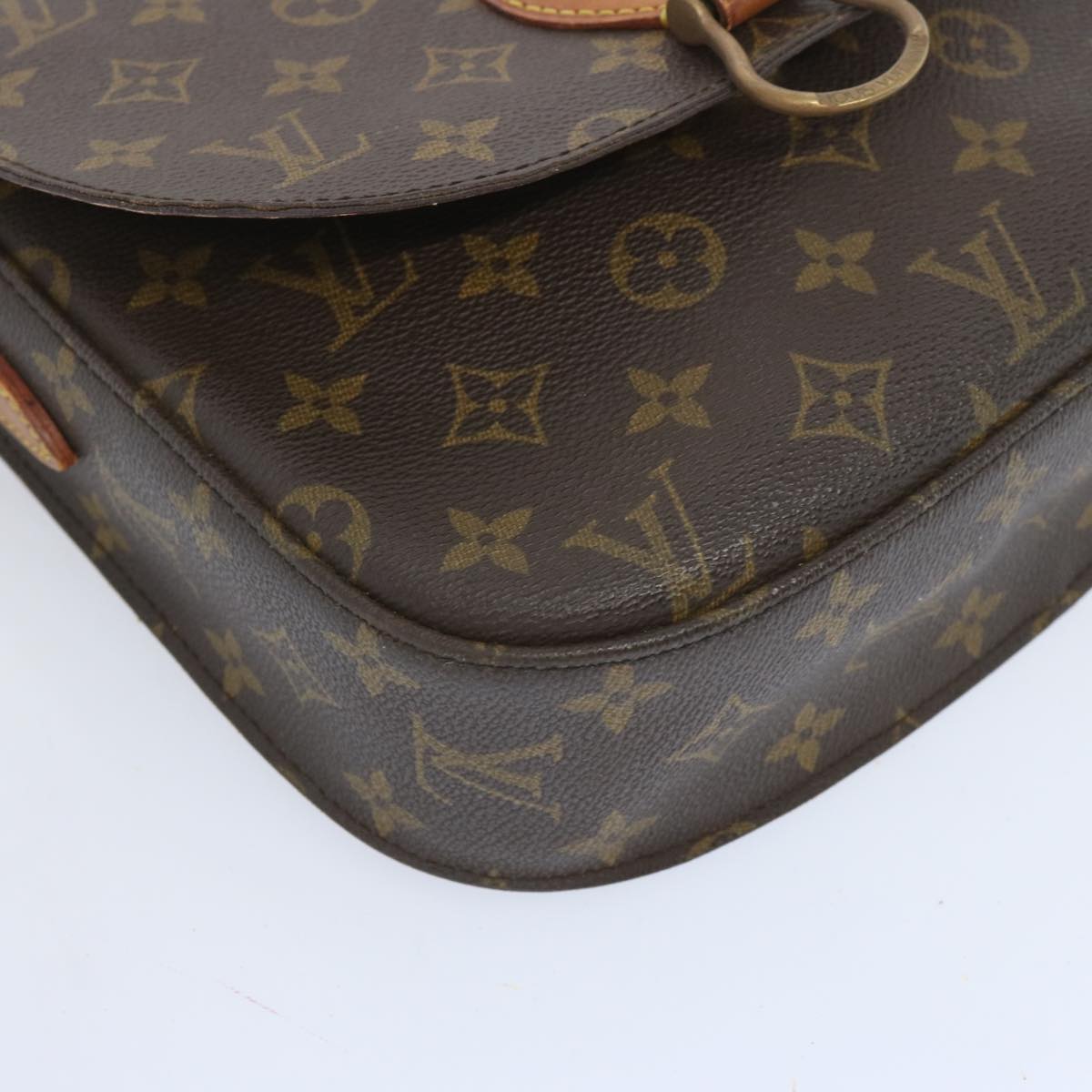 LOUIS VUITTON Monogram Saint Cloud GM Shoulder Bag M51242 LV Auth 66337