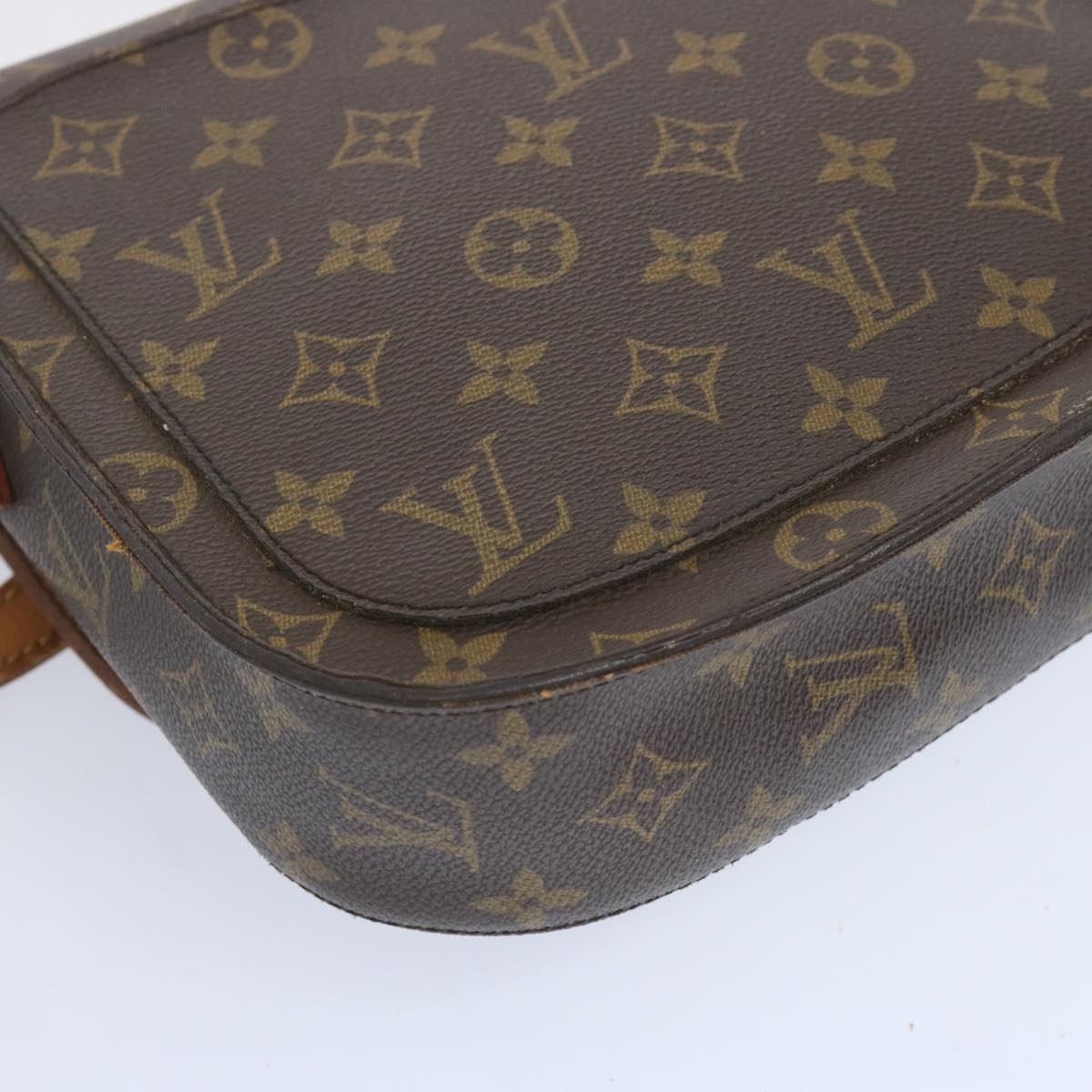 LOUIS VUITTON Monogram Saint Cloud GM Shoulder Bag M51242 LV Auth 66337