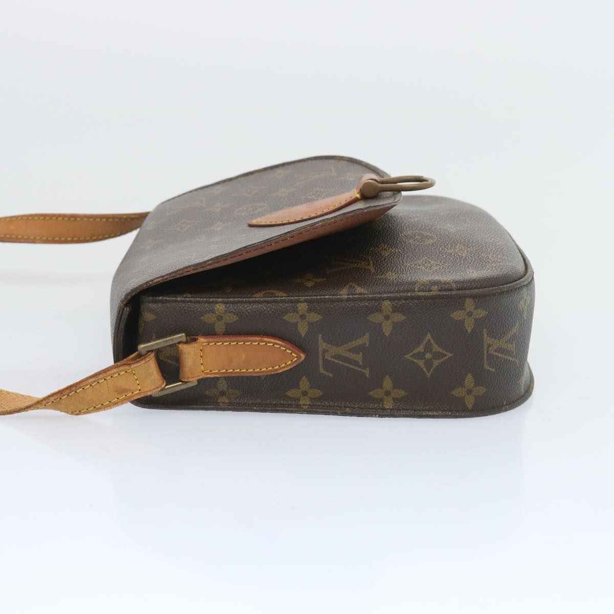 LOUIS VUITTON Monogram Saint Cloud GM Shoulder Bag M51242 LV Auth 66337