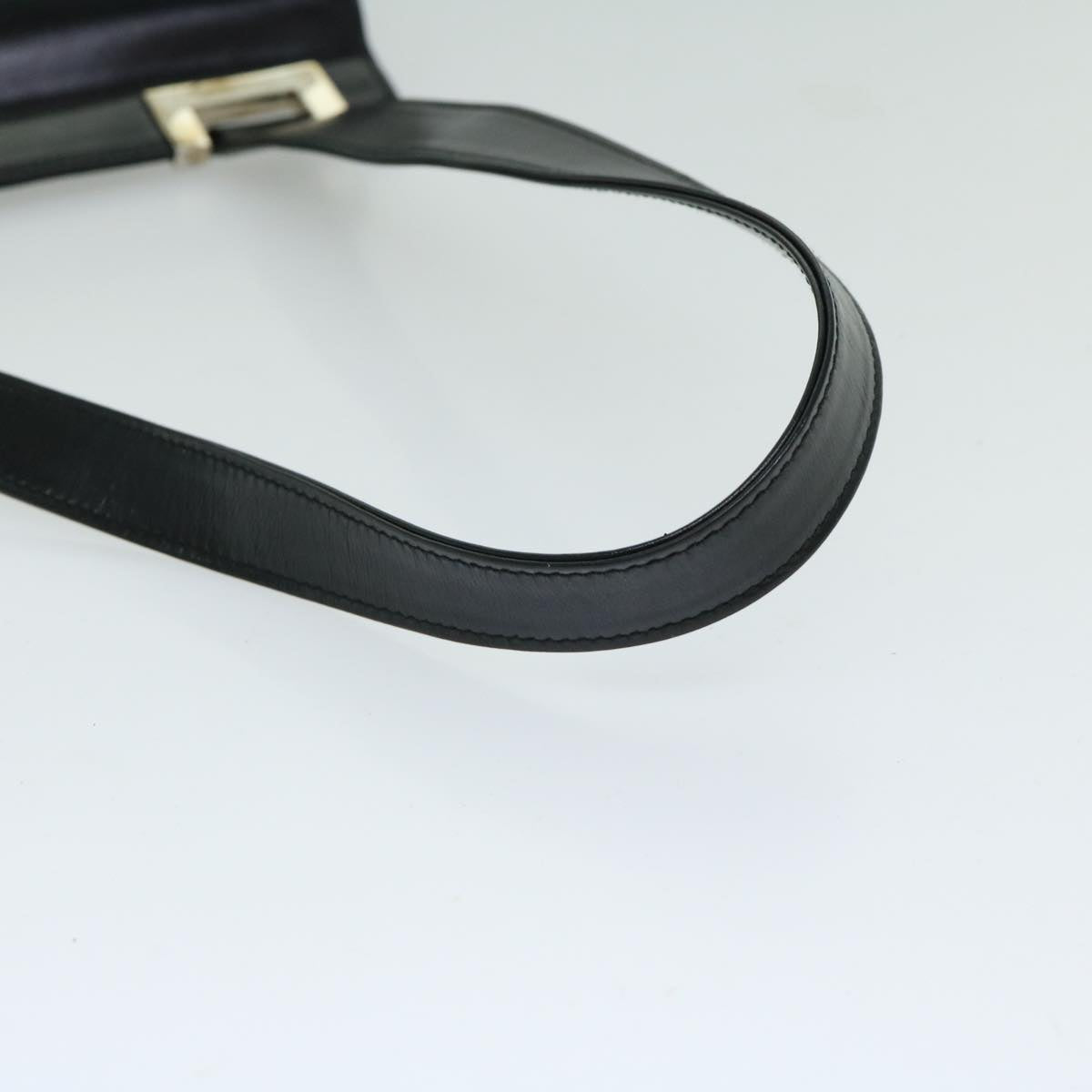 GUCCI Shoulder Bag Patent leather Black Auth 66351