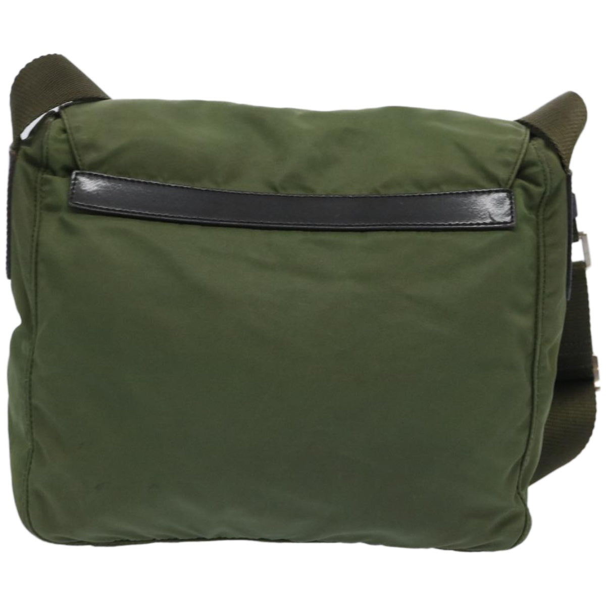 PRADA Shoulder Bag Nylon Khaki Auth 66377 - 0