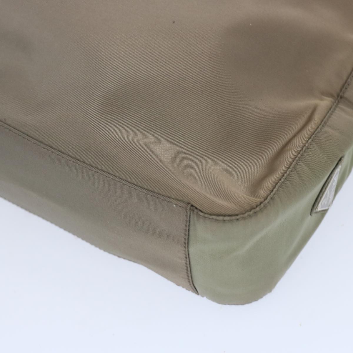 PRADA Shoulder Bag Nylon Brown Auth 66381
