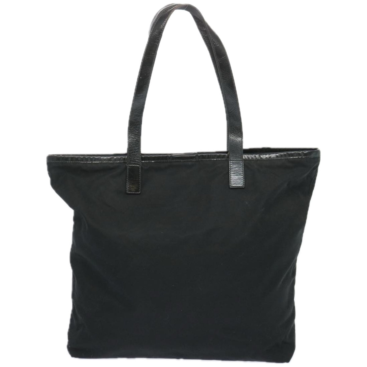 PRADA Tote Bag Nylon Black Auth 66385 - 0
