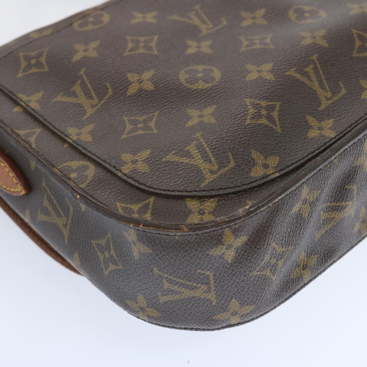 LOUIS VUITTON Monogram Saint Cloud GM Shoulder Bag M51242 LV Auth 66435