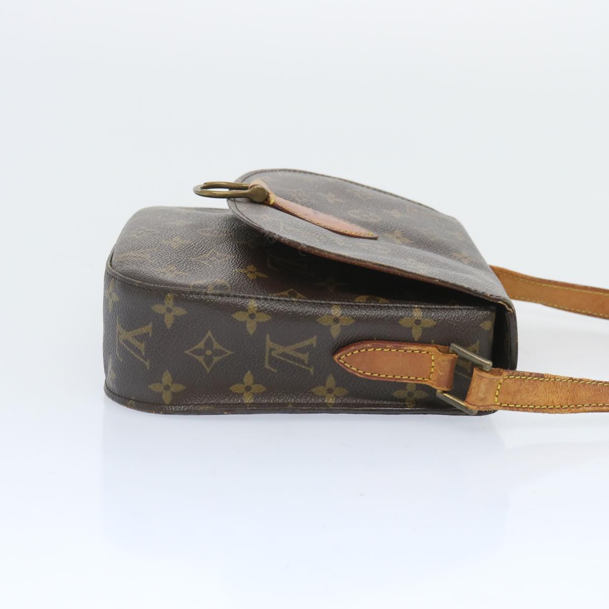 LOUIS VUITTON Monogram Saint Cloud GM Shoulder Bag M51242 LV Auth 66435