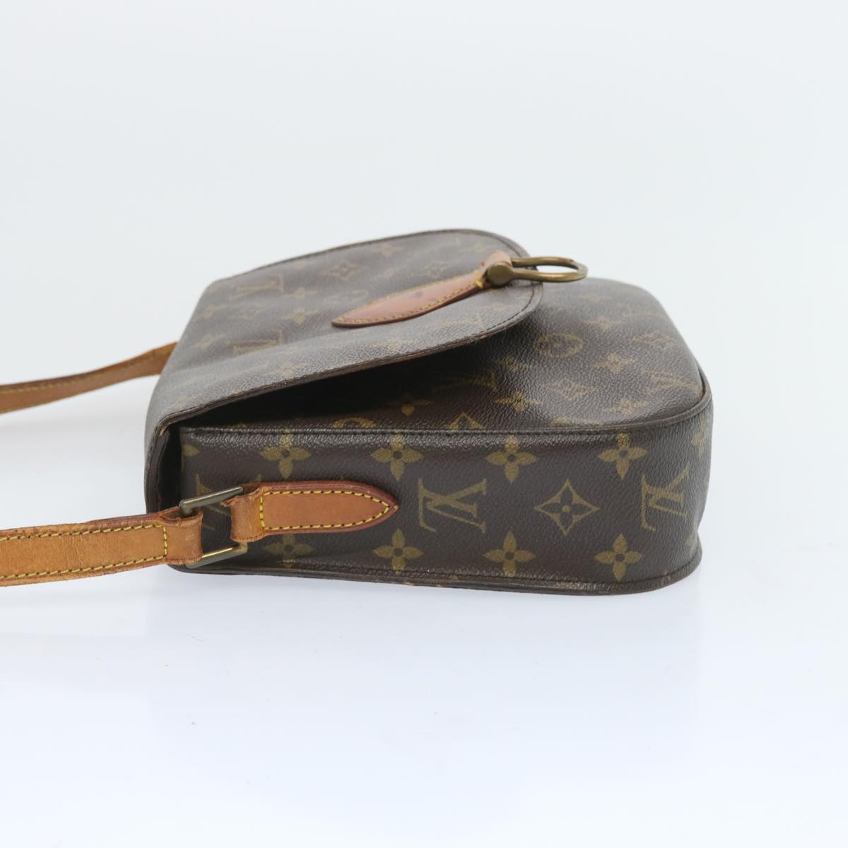 LOUIS VUITTON Monogram Saint Cloud GM Shoulder Bag M51242 LV Auth 66435