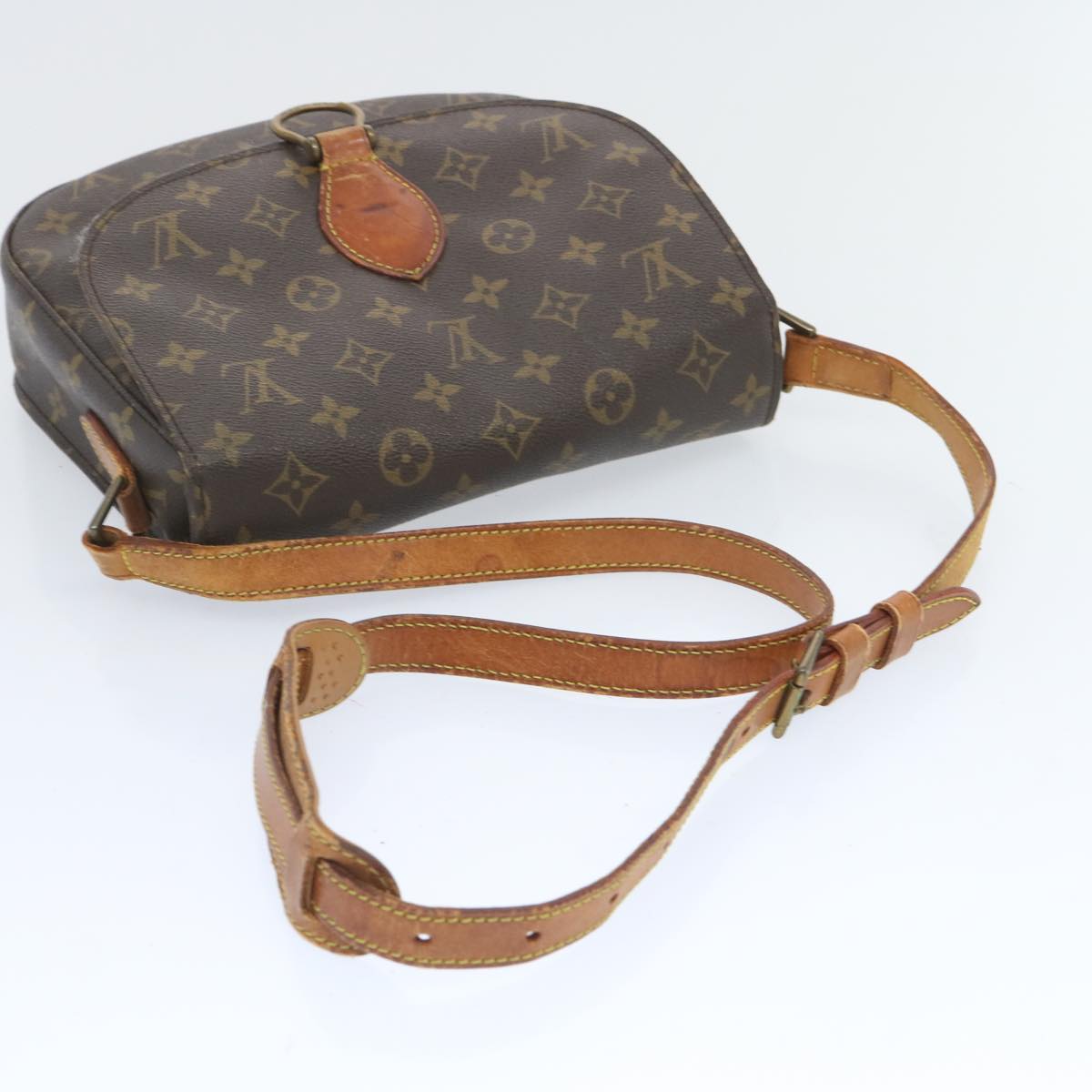 LOUIS VUITTON Monogram Saint Cloud GM Shoulder Bag M51242 LV Auth 66435