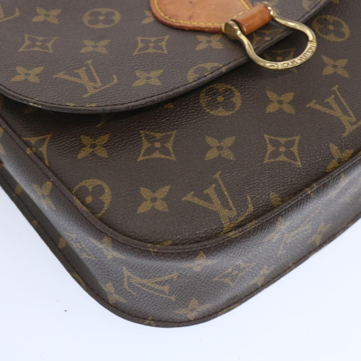 LOUIS VUITTON Monogram Saint Cloud GM Shoulder Bag M51242 LV Auth 66436