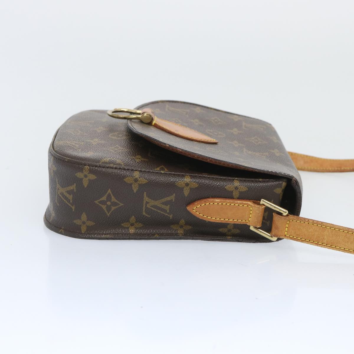 LOUIS VUITTON Monogram Saint Cloud GM Shoulder Bag M51242 LV Auth 66436