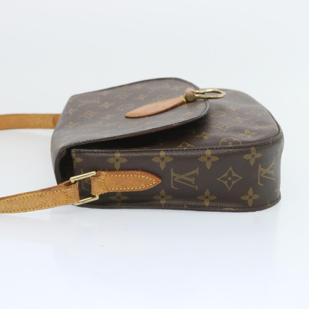 LOUIS VUITTON Monogram Saint Cloud GM Shoulder Bag M51242 LV Auth 66436