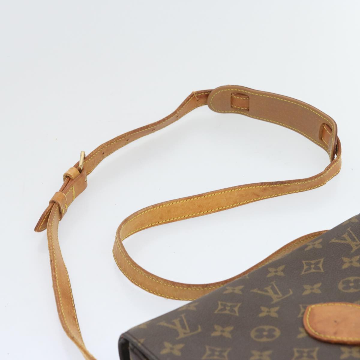 LOUIS VUITTON Monogram Saint Cloud GM Shoulder Bag M51242 LV Auth 66436