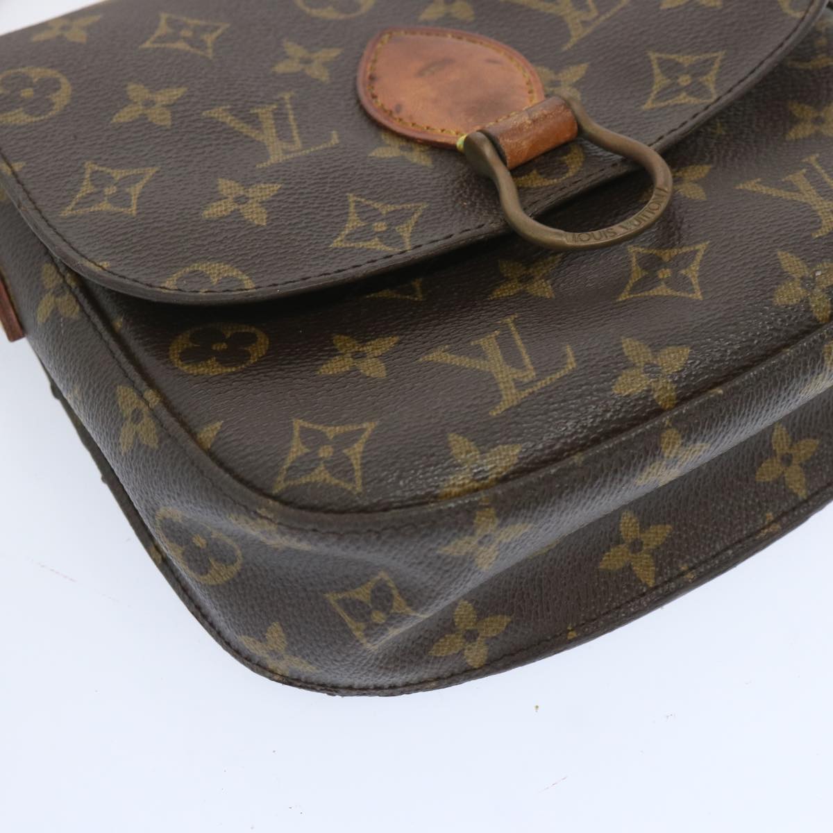 LOUIS VUITTON Monogram Saint Cloud MM Shoulder Bag M51243 LV Auth 66440