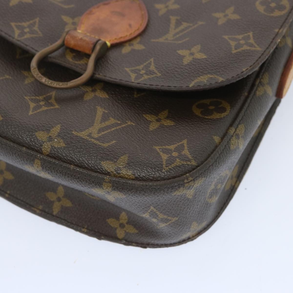 LOUIS VUITTON Monogram Saint Cloud MM Shoulder Bag M51243 LV Auth 66440