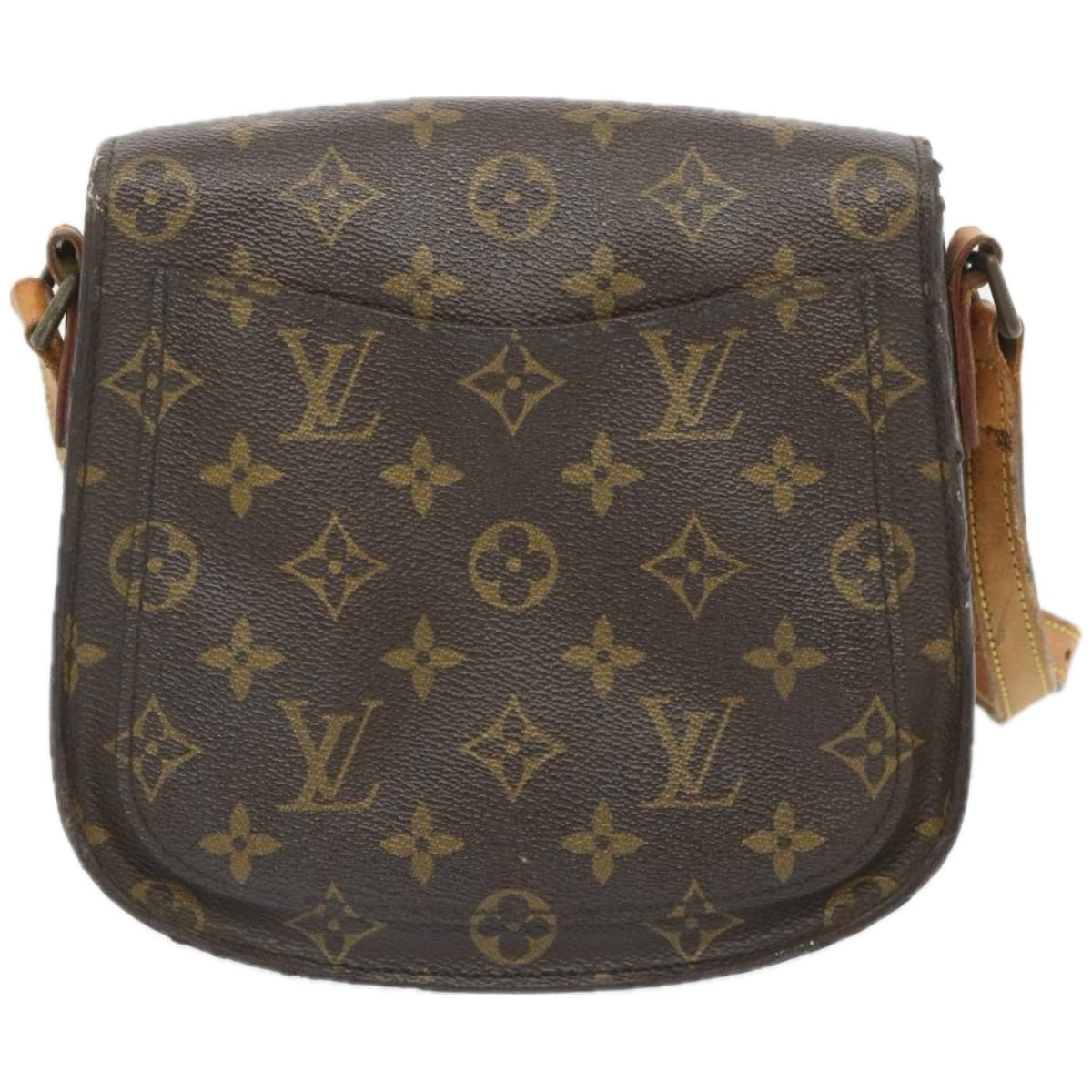 LOUIS VUITTON Monogram Saint Cloud MM Shoulder Bag M51243 LV Auth 66440