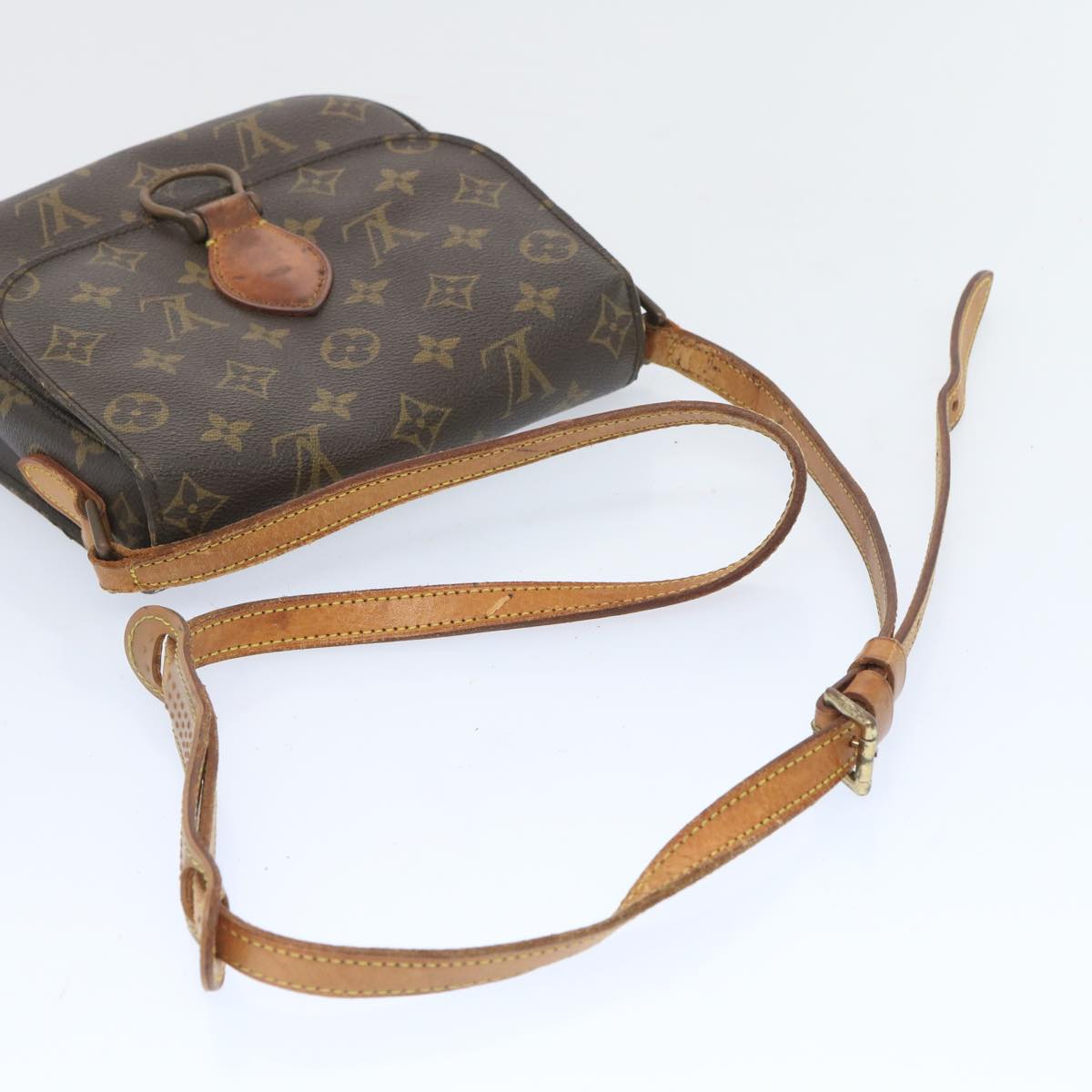 LOUIS VUITTON Monogram Saint Cloud MM Shoulder Bag M51243 LV Auth 66440