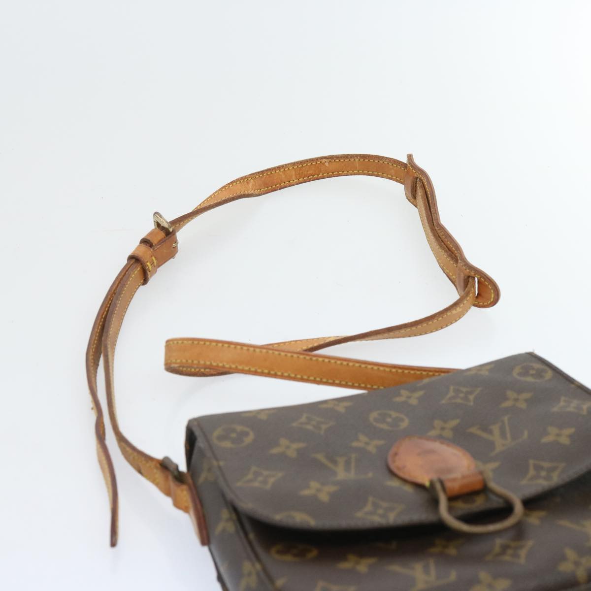 LOUIS VUITTON Monogram Saint Cloud MM Shoulder Bag M51243 LV Auth 66440