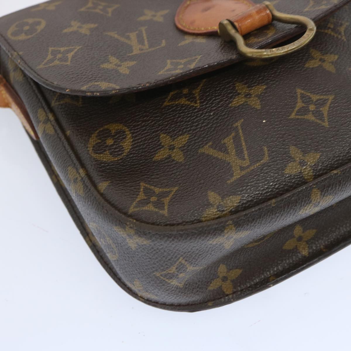 LOUIS VUITTON Monogram Saint Cloud MM Shoulder Bag M51243 LV Auth 66441