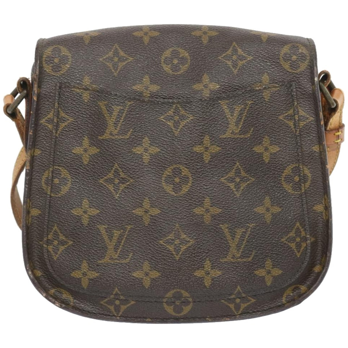 LOUIS VUITTON Monogram Saint Cloud MM Shoulder Bag M51243 LV Auth 66441