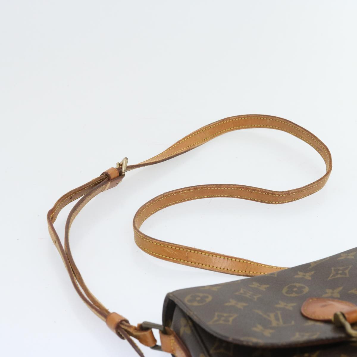 LOUIS VUITTON Monogram Saint Cloud MM Shoulder Bag M51243 LV Auth 66441