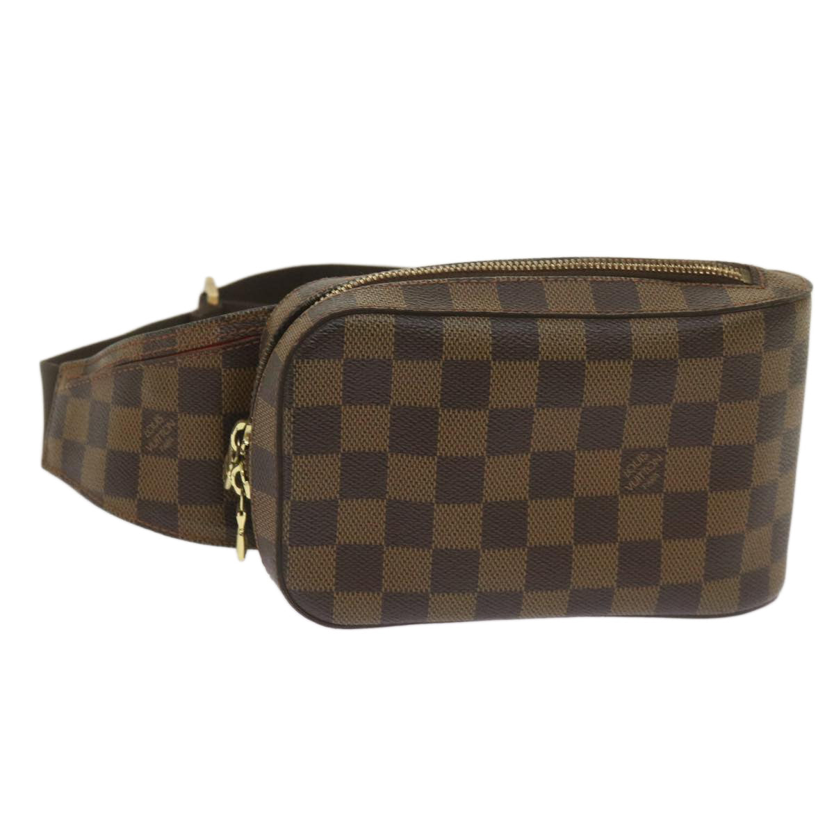 LOUIS VUITTON Damier Ebene Geronimos Shoulder Bag N51994 LV Auth 66444