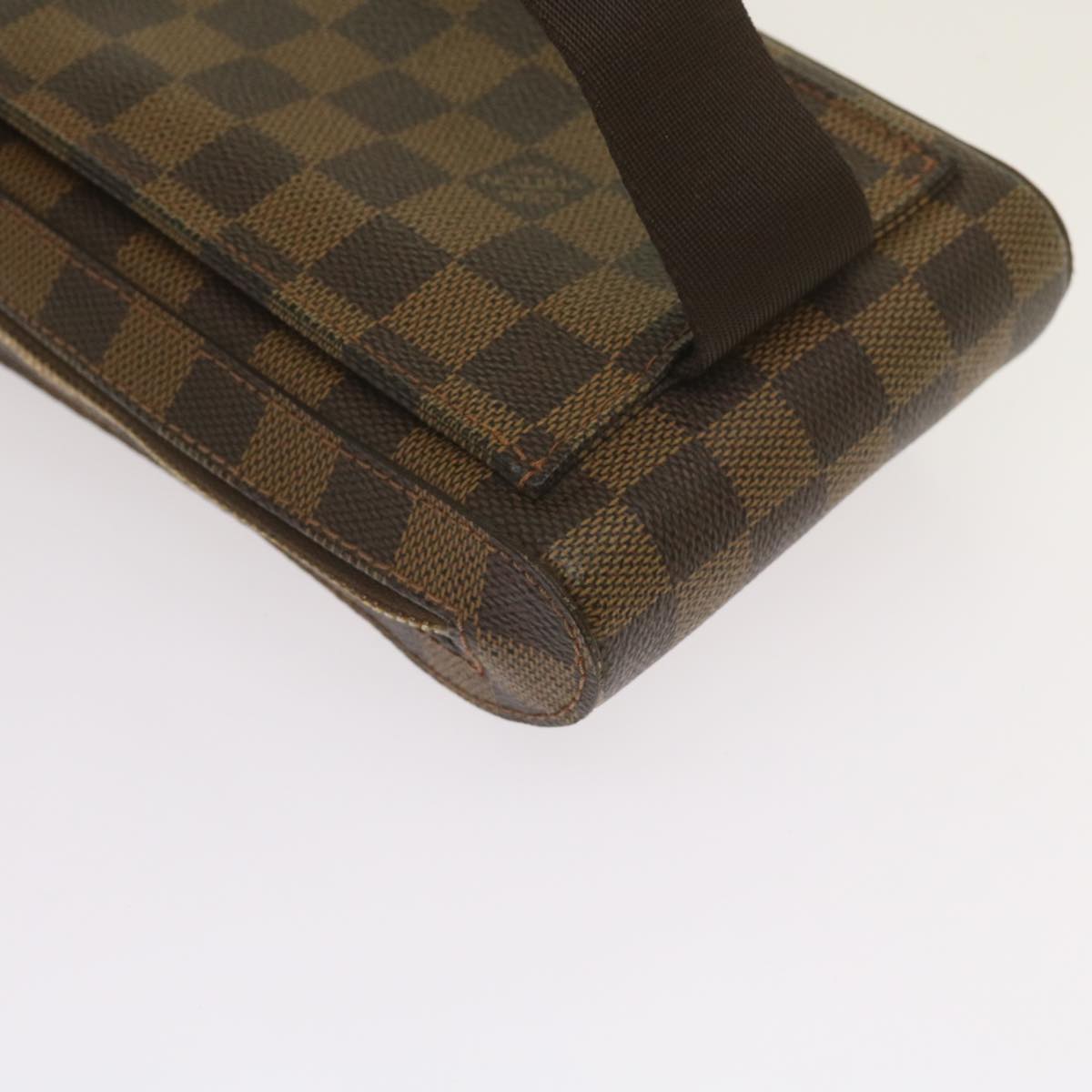 LOUIS VUITTON Damier Ebene Geronimos Shoulder Bag N51994 LV Auth 66444