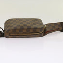 LOUIS VUITTON Damier Ebene Geronimos Shoulder Bag N51994 LV Auth 66444-4