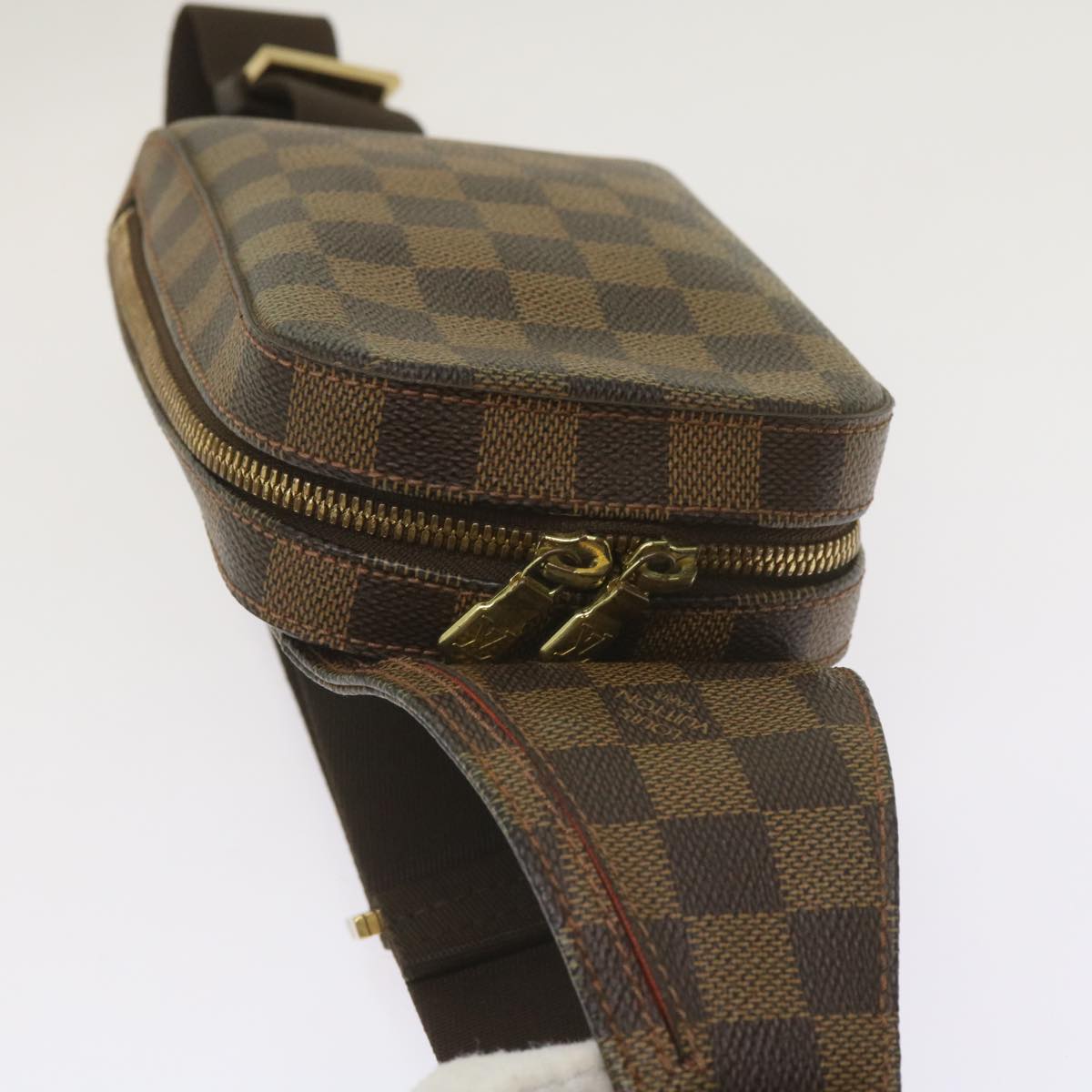 LOUIS VUITTON Damier Ebene Geronimos Shoulder Bag N51994 LV Auth 66444