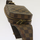 LOUIS VUITTON Damier Ebene Geronimos Shoulder Bag N51994 LV Auth 66444-7