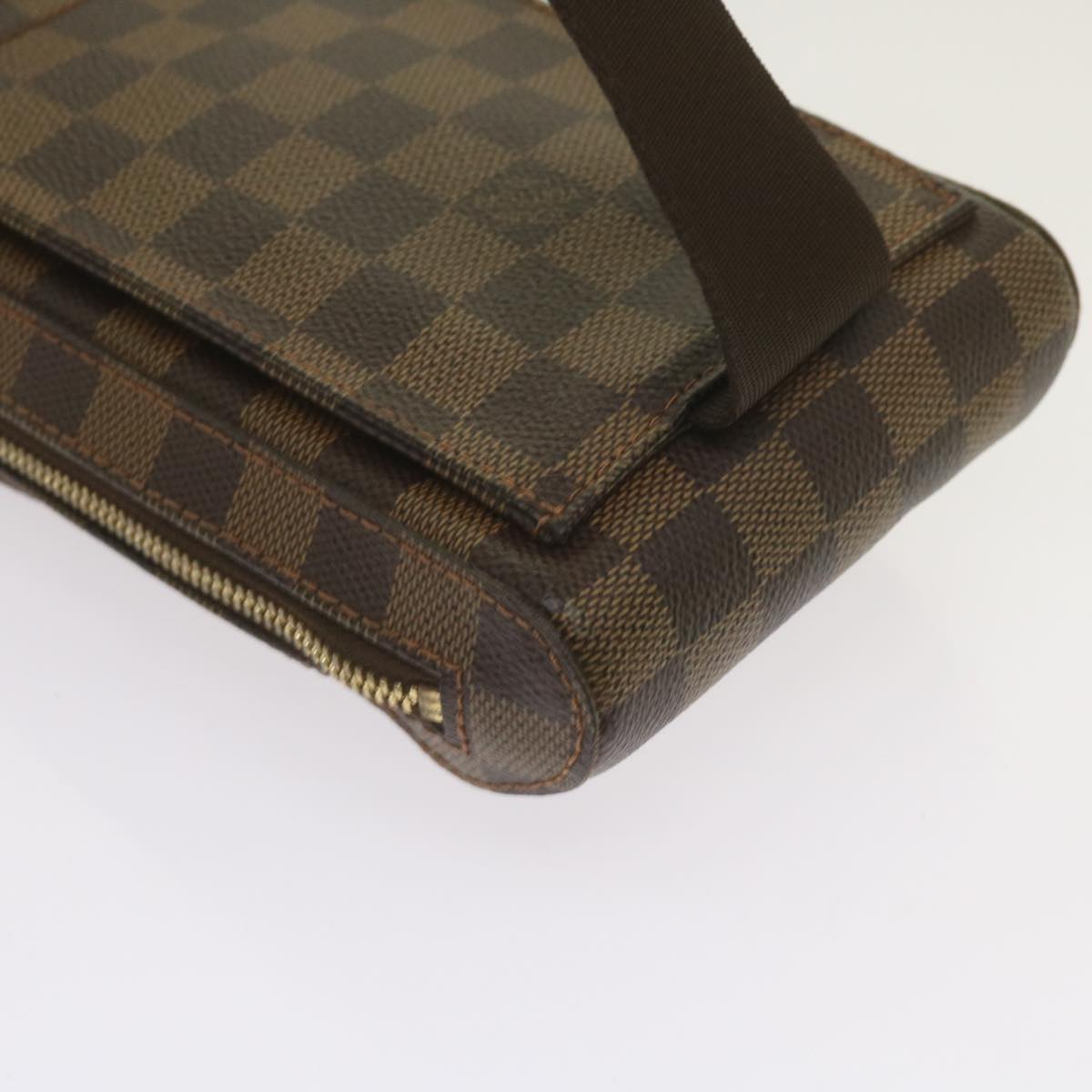 LOUIS VUITTON Damier Ebene Geronimos Shoulder Bag N51994 LV Auth 66445