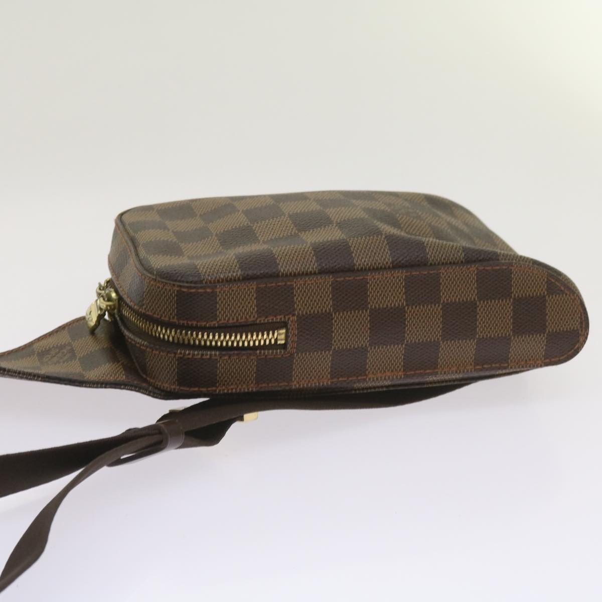 LOUIS VUITTON Damier Ebene Geronimos Shoulder Bag N51994 LV Auth 66445