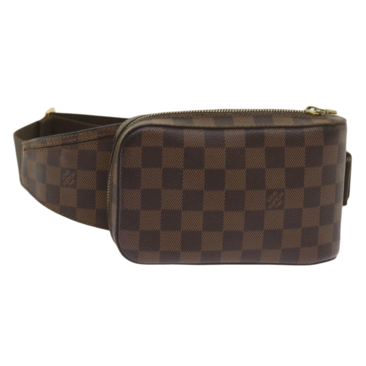 LOUIS VUITTON Damier Ebene Geronimos Shoulder Bag N51994 LV Auth 66446