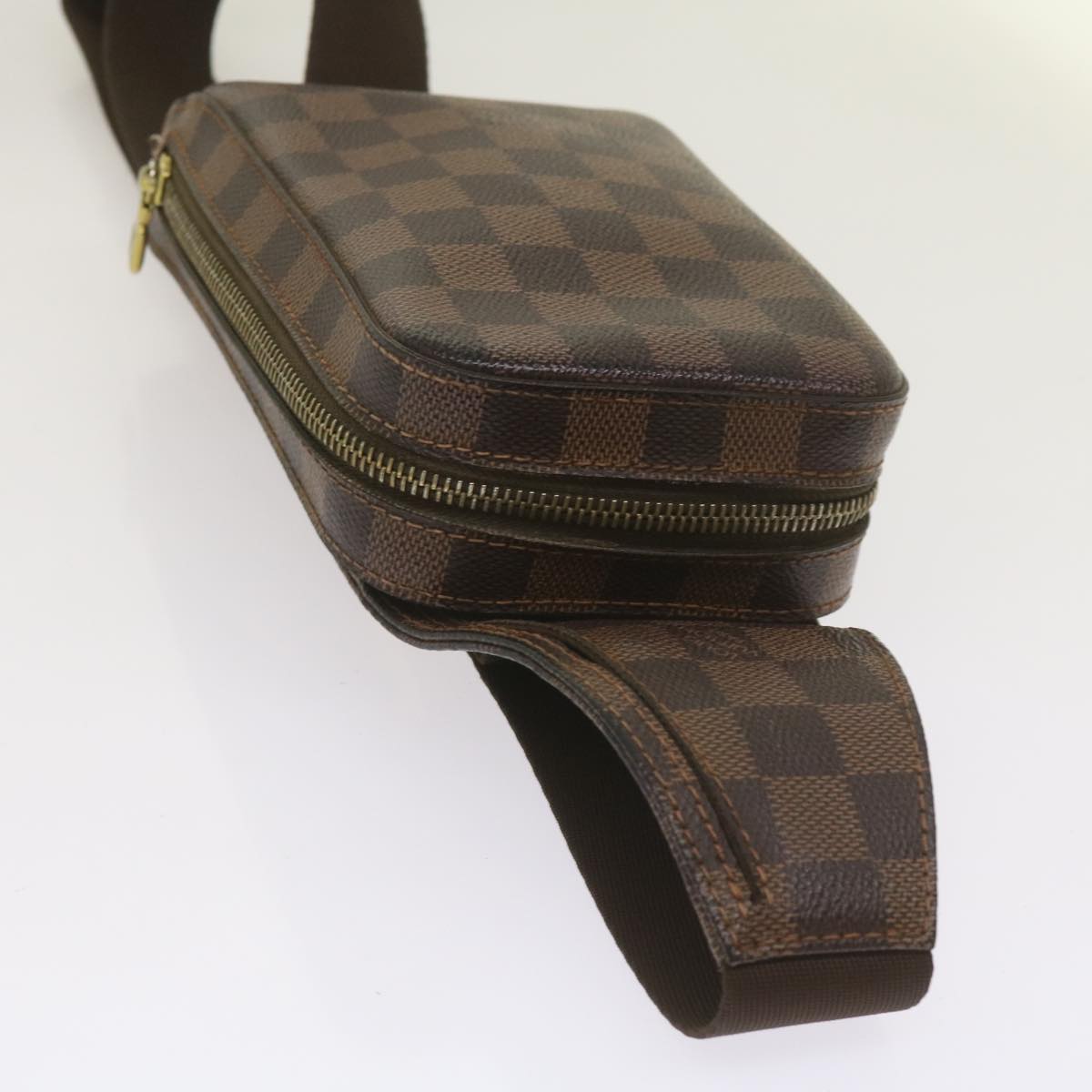 LOUIS VUITTON Damier Ebene Geronimos Shoulder Bag N51994 LV Auth 66446