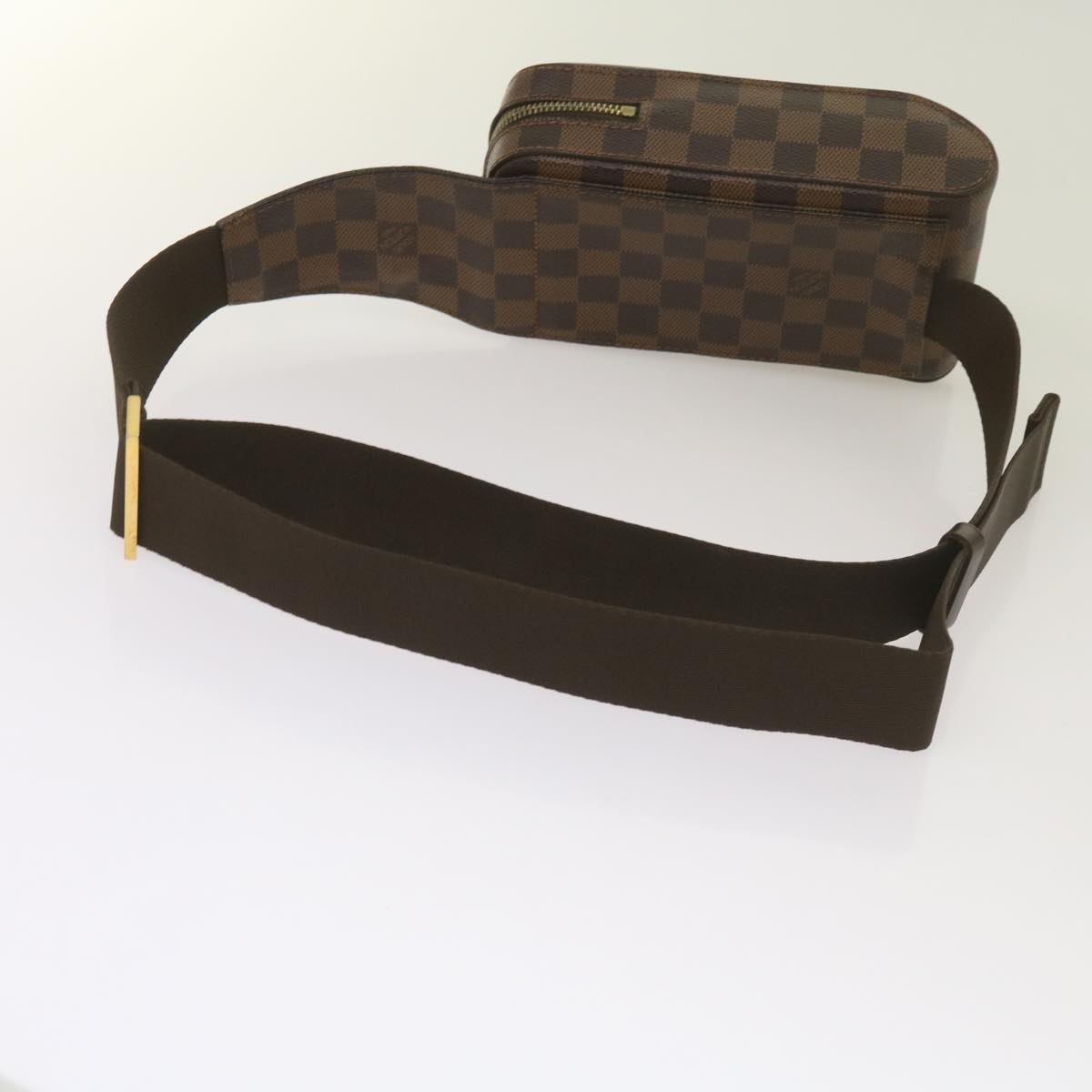 LOUIS VUITTON Damier Ebene Geronimos Shoulder Bag N51994 LV Auth 66446