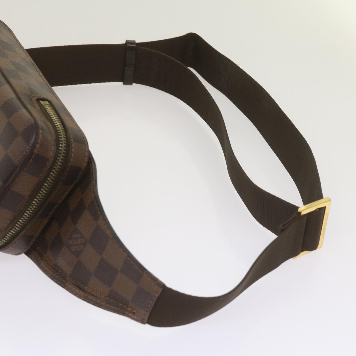 LOUIS VUITTON Damier Ebene Geronimos Shoulder Bag N51994 LV Auth 66446